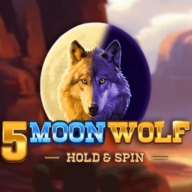 Slots logo of 5 Moon Wolf from Apparat Gaming at Librabet Casino