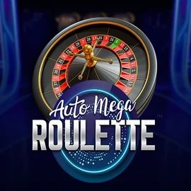 Auto Mega Roulette online game logo by Pragmatic Play on librabetkazino.eu