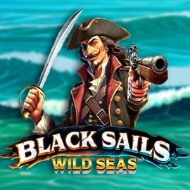 Slots logo of Black Sails Wild Seas from Infinity Dragon Studios at Librabet Casino