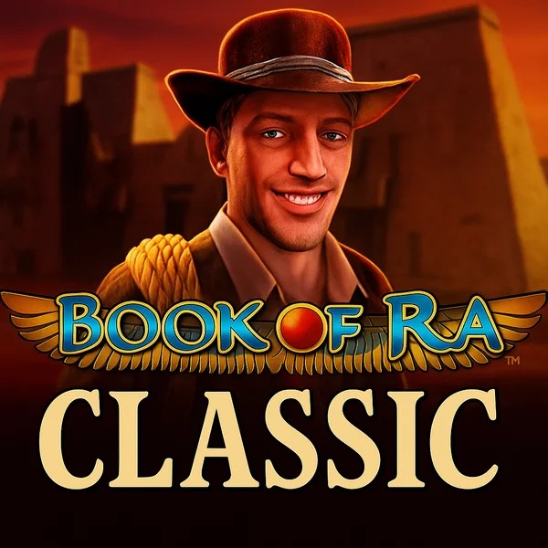 Book of Ra Classic logo by Novomatic at Librabet Casino