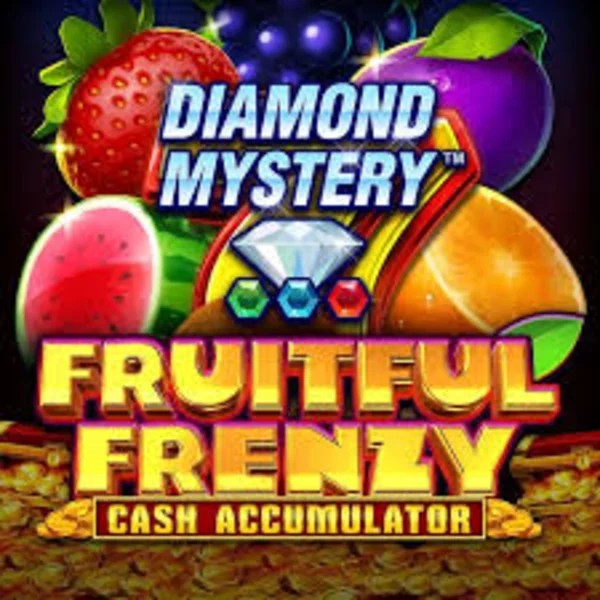 Diamond Mystery Fruitful Frenzy Cash Accumulator by Greentube, showcased at librabetkazino.eu – game logo
