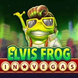 Official Slots logo: Elvis Frog In Vegas by BGAMING at Librabet Casino