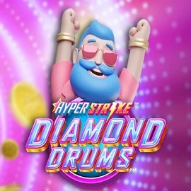 Hyper Strike Diamond Drums slot visual from Gameburger Studios available on librabetkazino.eu