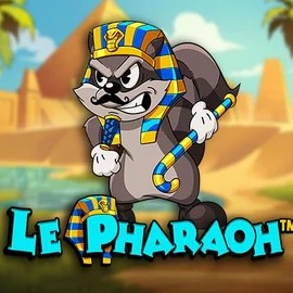 Le Pharaoh slot logo by Hacksaw Gaming at Librabet Casino