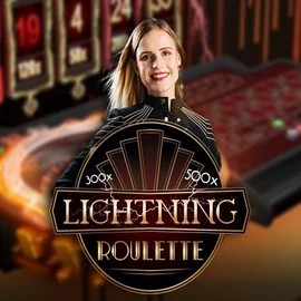 Live Casino logo of Lightning Roulette from Evolution at Librabet Casino