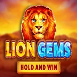 Lion Gems Hold and Win slot logo by Playson at Librabet Casino