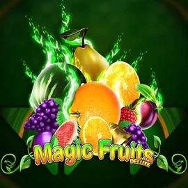 Magic Fruits Deluxe online game logo by Wazdan on librabetkazino.eu