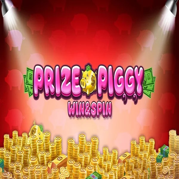 Prize Piggy Win &amp; Spin slot logo by Inspired Gaming at Librabet Casino