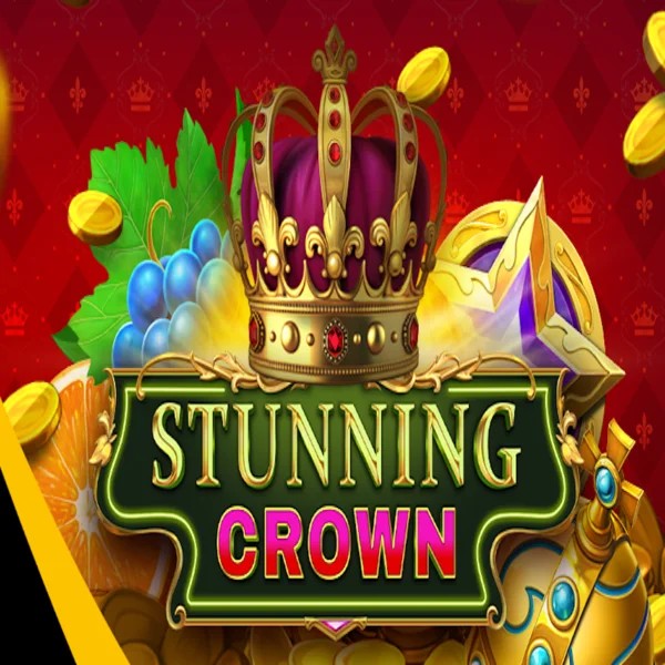 Stunning Crown slot logo by BF Games at Librabet Casino