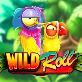 Wild Roll online game logo by Playtech on librabetkazino.eu